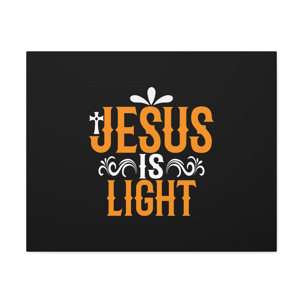 Scripture Walls Jesus is Light John 8:12 Canvas Christian Wall Art Ready to Hang Unframed-Express Your Love Gifts