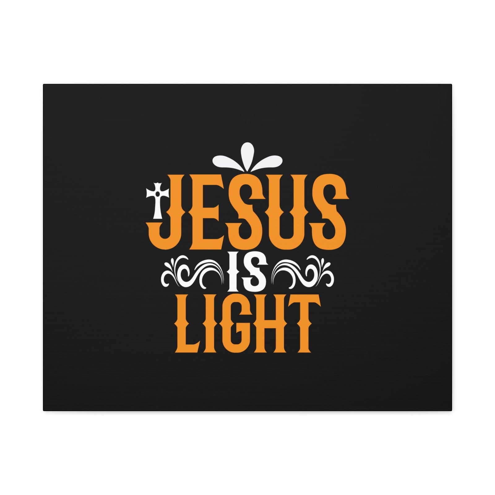 Scripture Walls Jesus is Light John 8:12 Canvas Christian Wall Art Ready to Hang Unframed-Express Your Love Gifts