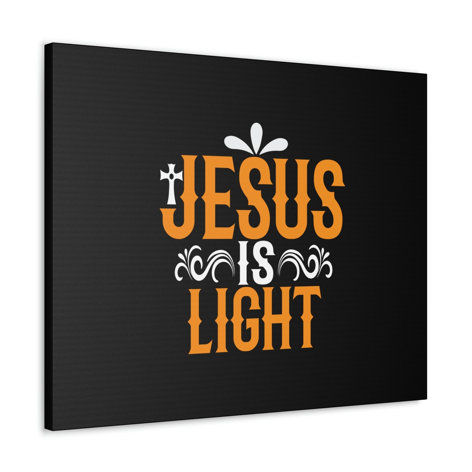 Scripture Walls Jesus is Light John 8:12 Canvas Christian Wall Art Ready to Hang Unframed-Express Your Love Gifts