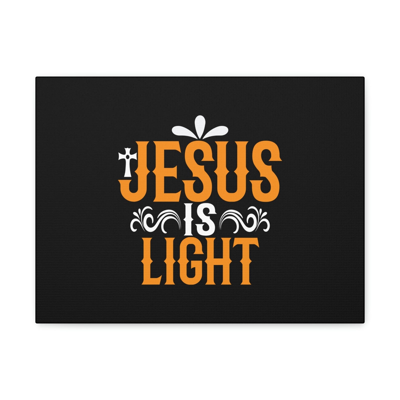 Scripture Walls Jesus is Light John 8:12 Canvas Christian Wall Art Ready to Hang Unframed-Express Your Love Gifts