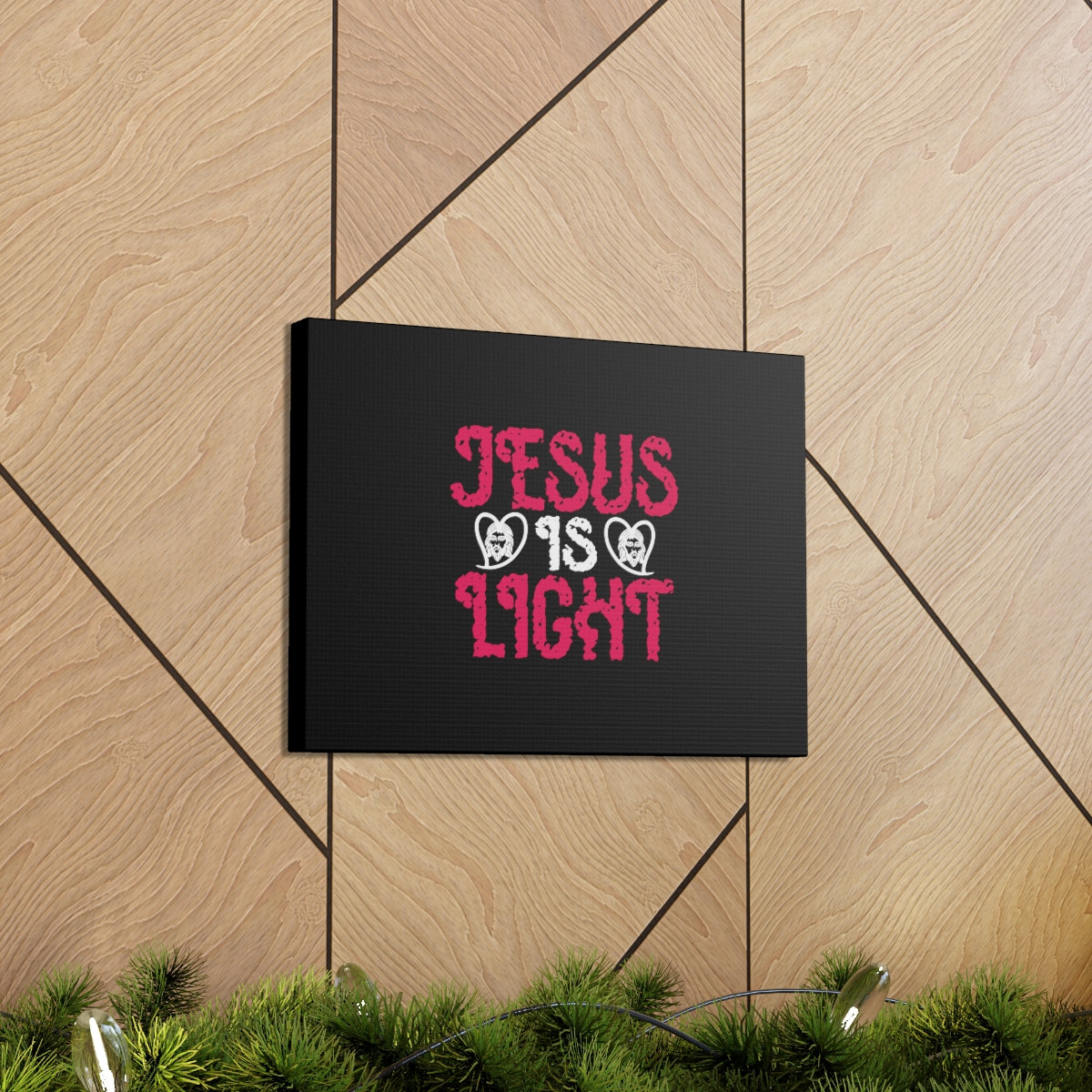 Scripture Walls Jesus Is Light John 8:12 Christian Wall Art Bible Verse Print Ready to Hang Unframed-Express Your Love Gifts