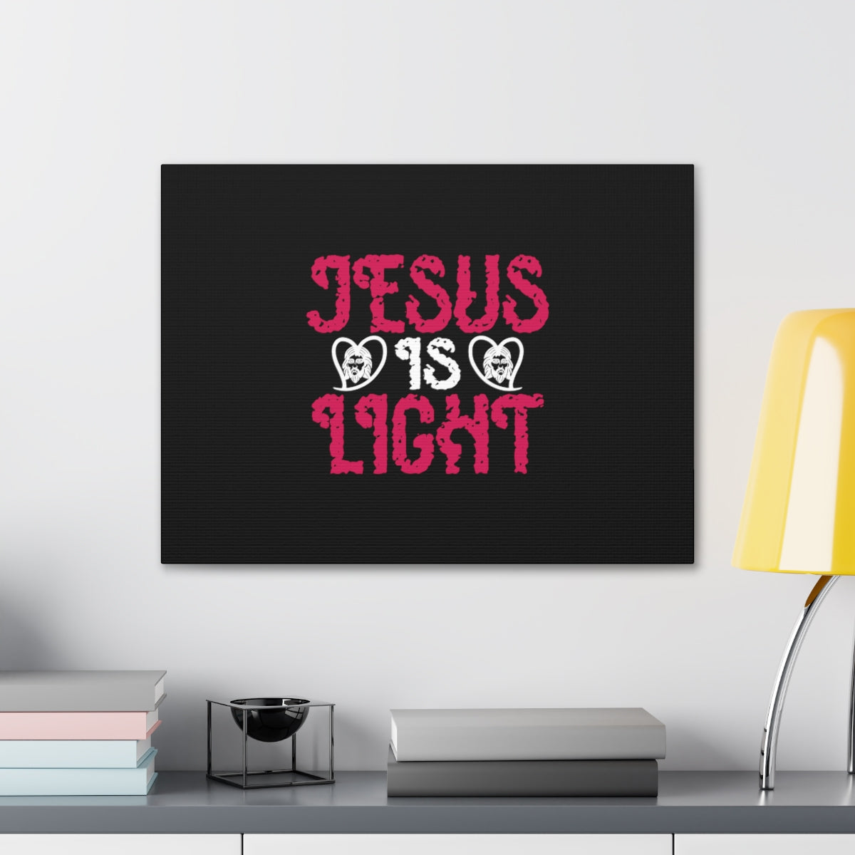 Scripture Walls Jesus Is Light John 8:12 Christian Wall Art Bible Verse Print Ready to Hang Unframed-Express Your Love Gifts