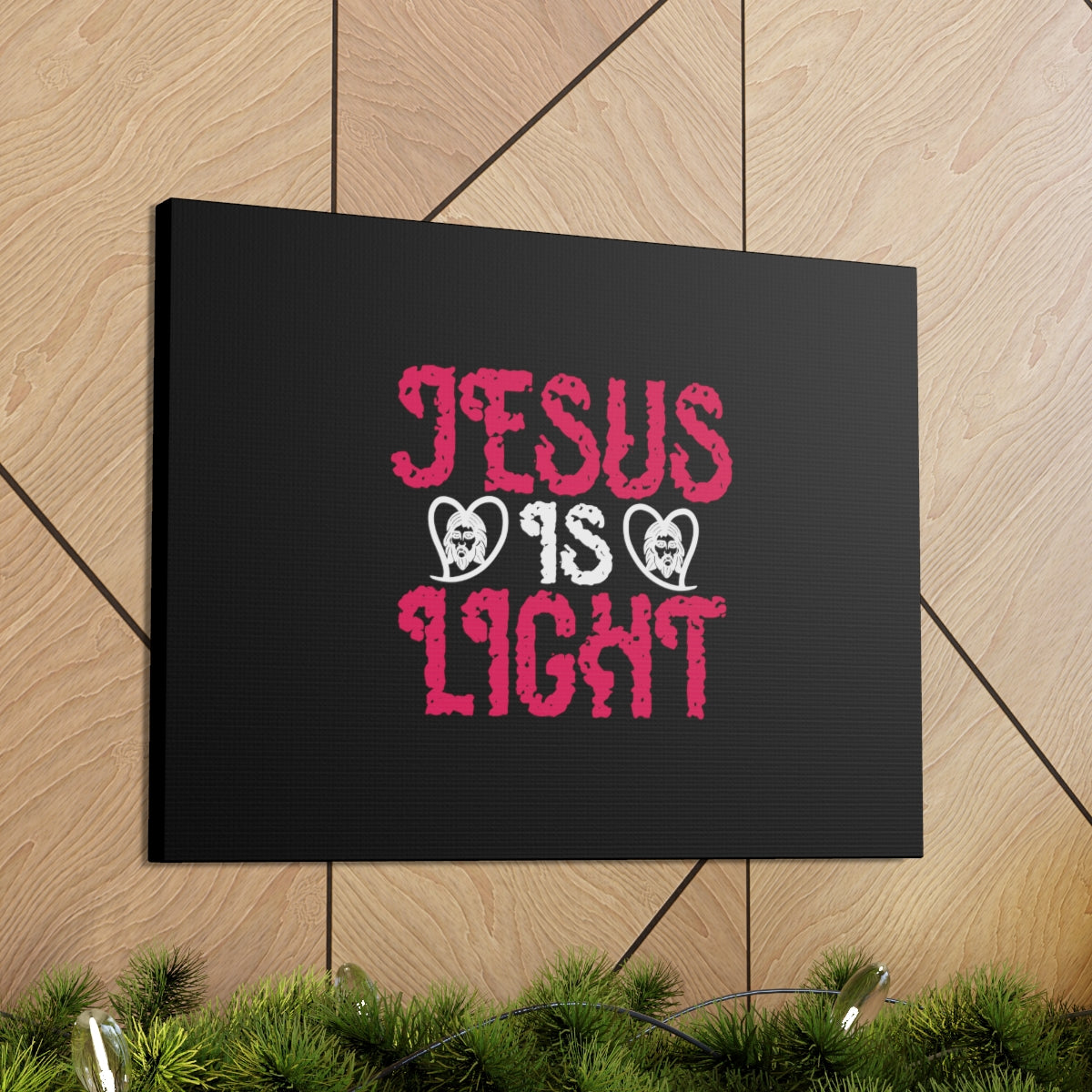 Scripture Walls Jesus Is Light John 8:12 Christian Wall Art Bible Verse Print Ready to Hang Unframed-Express Your Love Gifts