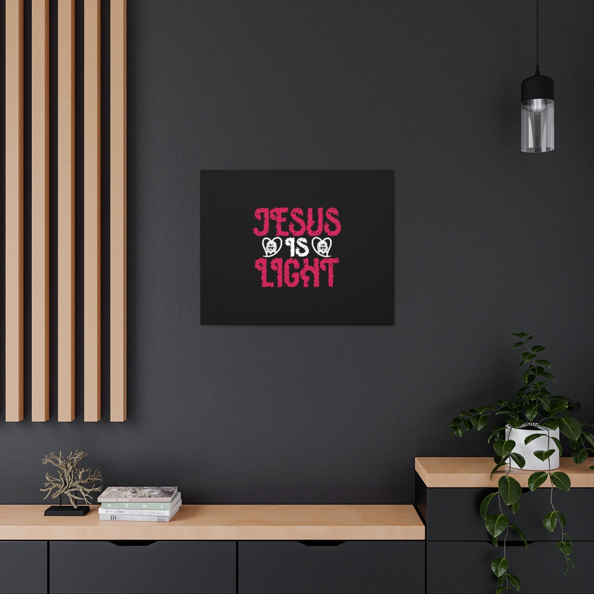 Scripture Walls Jesus Is Light John 8:12 Christian Wall Art Bible Verse Print Ready to Hang Unframed-Express Your Love Gifts