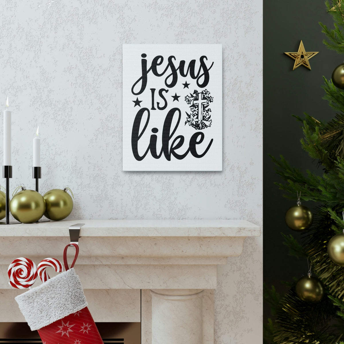 Scripture Walls Jesus Is Like 1 John 4:8 Christian Wall Art Print Ready to Hang Unframed-Express Your Love Gifts