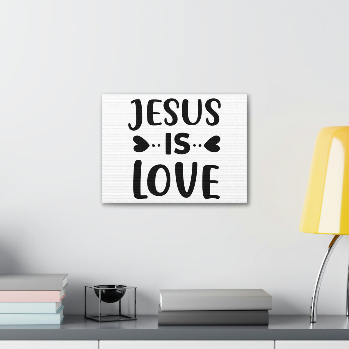 Scripture Walls Jesus Is love Ephesians 5:2 White Christian Wall Art Print Ready to Hang Unframed-Express Your Love Gifts