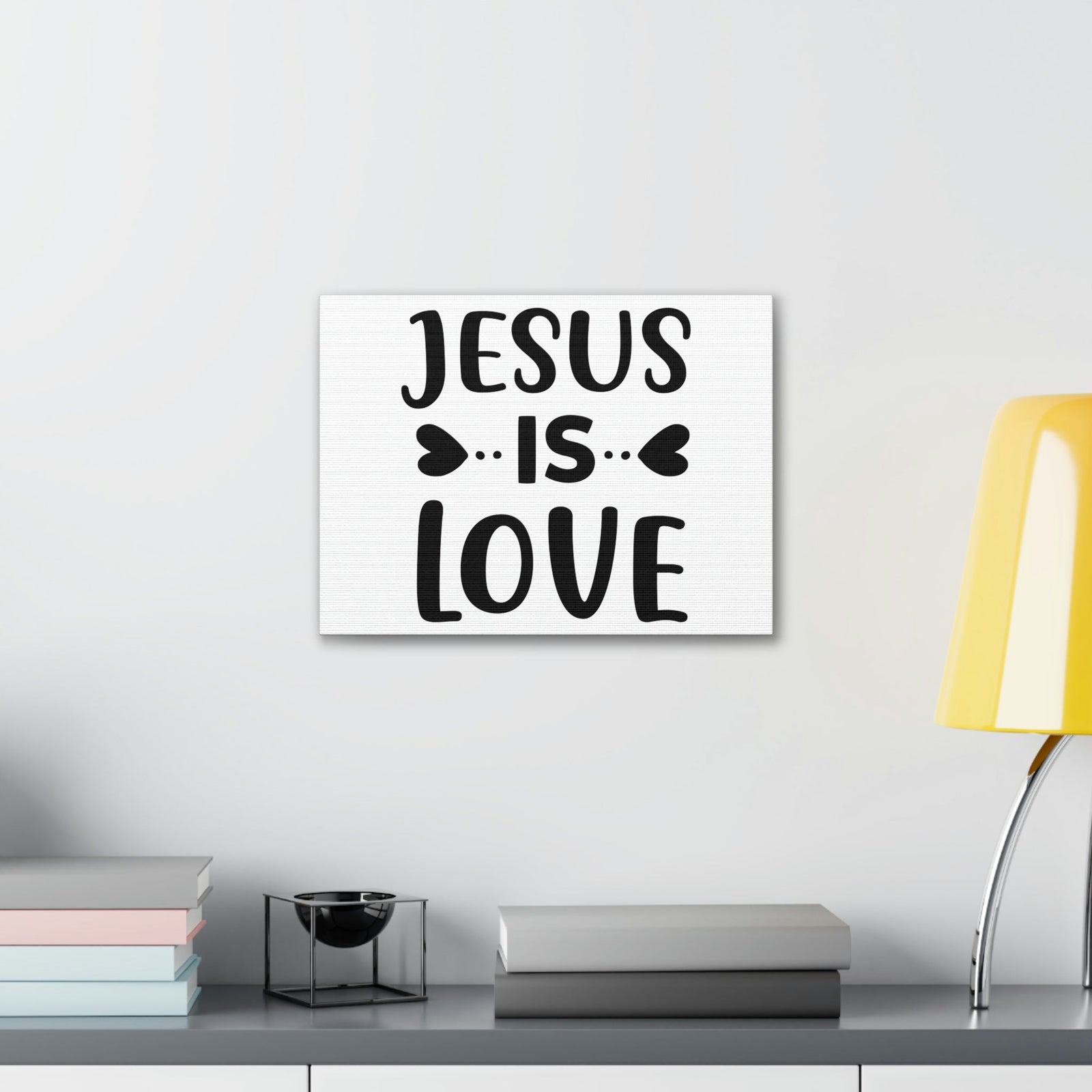 Scripture Walls Jesus Is love Ephesians 5:2 White Christian Wall Art Print Ready to Hang Unframed-Express Your Love Gifts