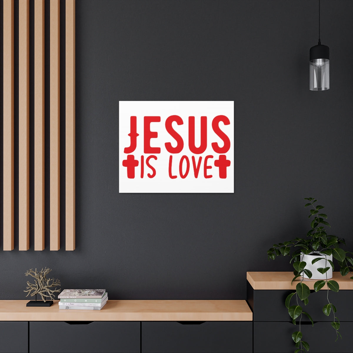 Scripture Walls Jesus Is Love Romans 13:10 Christian Wall Art Print Ready to Hang Unframed-Express Your Love Gifts