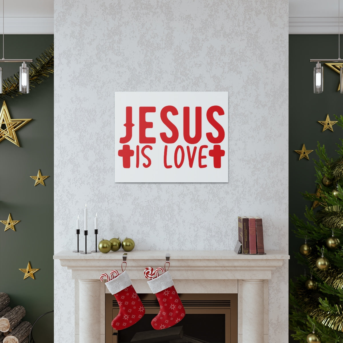 Scripture Walls Jesus Is Love Romans 13:10 Christian Wall Art Print Ready to Hang Unframed-Express Your Love Gifts