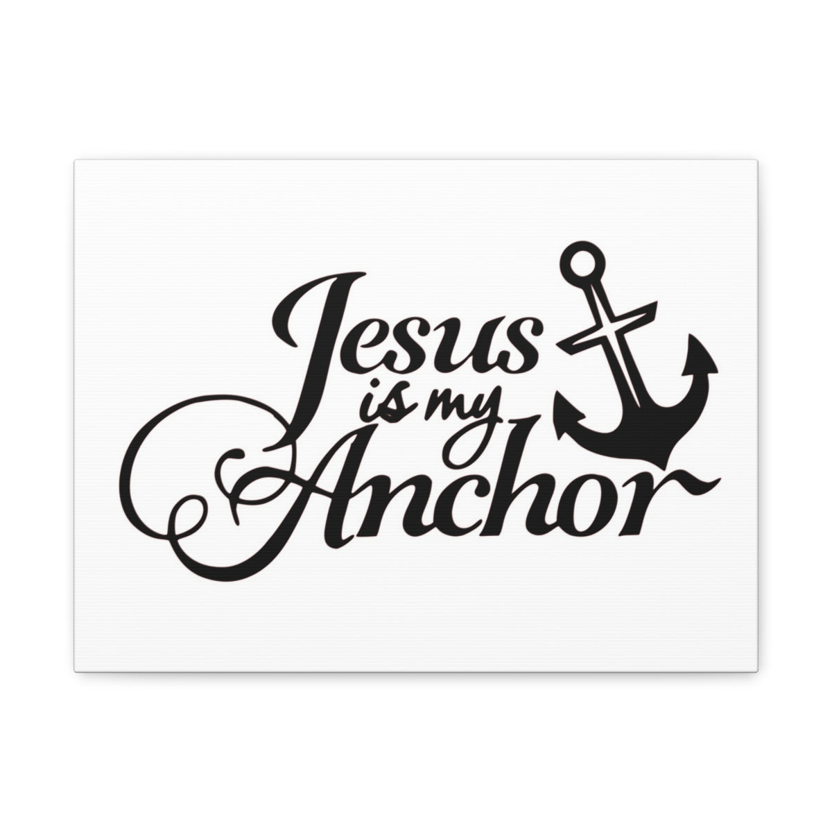 Scripture Walls Jesus Is My Anchor 1 John 5:4-5 Christian Wall Art Print Ready to Hang Unframed-Express Your Love Gifts