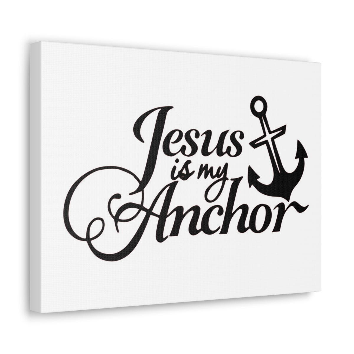 Scripture Walls Jesus Is My Anchor 1 John 5:4-5 Christian Wall Art Print Ready to Hang Unframed-Express Your Love Gifts