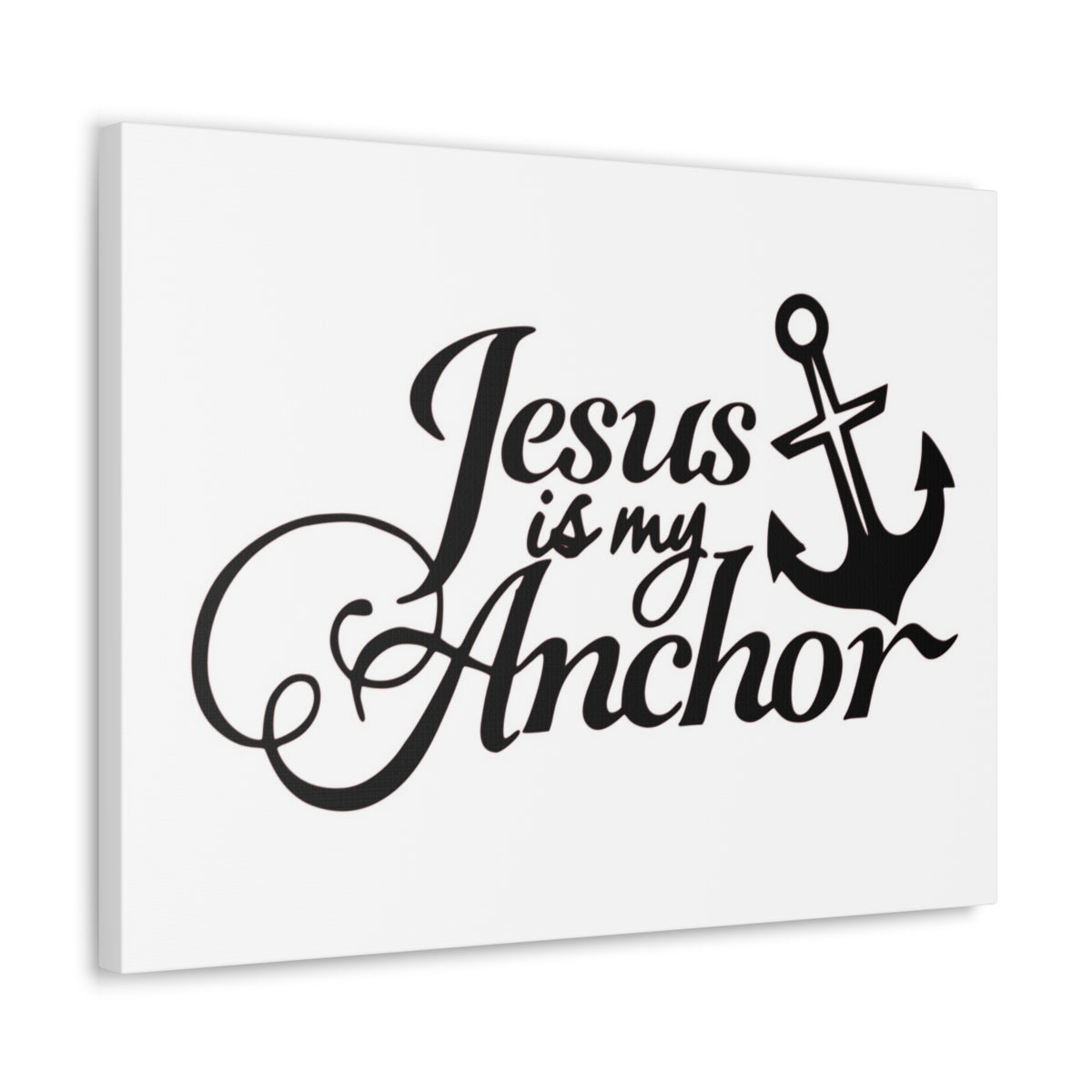 Scripture Walls Jesus Is My Anchor 1 John 5:4-5 Christian Wall Art Print Ready to Hang Unframed-Express Your Love Gifts
