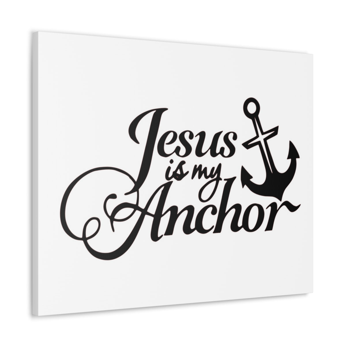 Scripture Walls Jesus Is My Anchor 1 John 5:4-5 Christian Wall Art Print Ready to Hang Unframed-Express Your Love Gifts