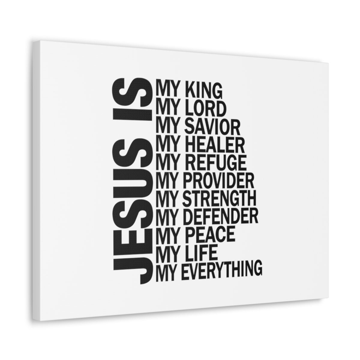 Scripture Walls Jesus Is My Everything Ephesians 4:6 Christian Wall Art Bible Verse Print Ready to Hang Unframed-Express Your Love Gifts
