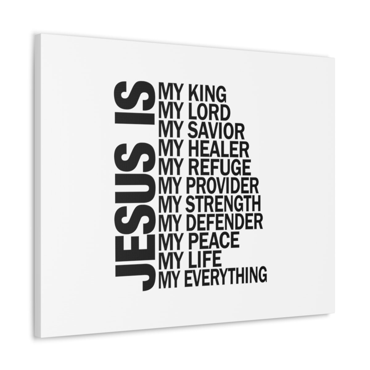 Scripture Walls Jesus Is My Everything Ephesians 4:6 Christian Wall Art Bible Verse Print Ready to Hang Unframed-Express Your Love Gifts