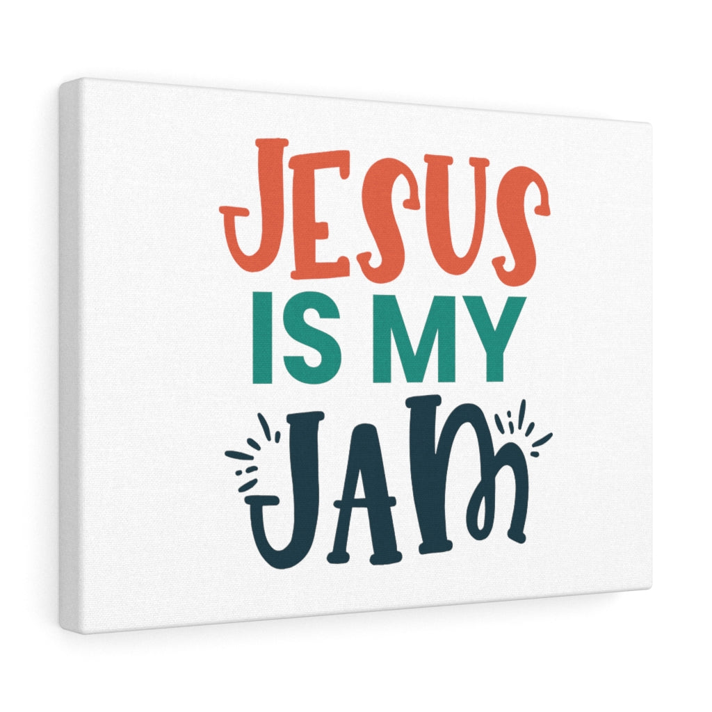 Scripture Walls Jesus Is My Jam Bible Verse Canvas Christian Wall Art Ready to Hang Unframed-Express Your Love Gifts