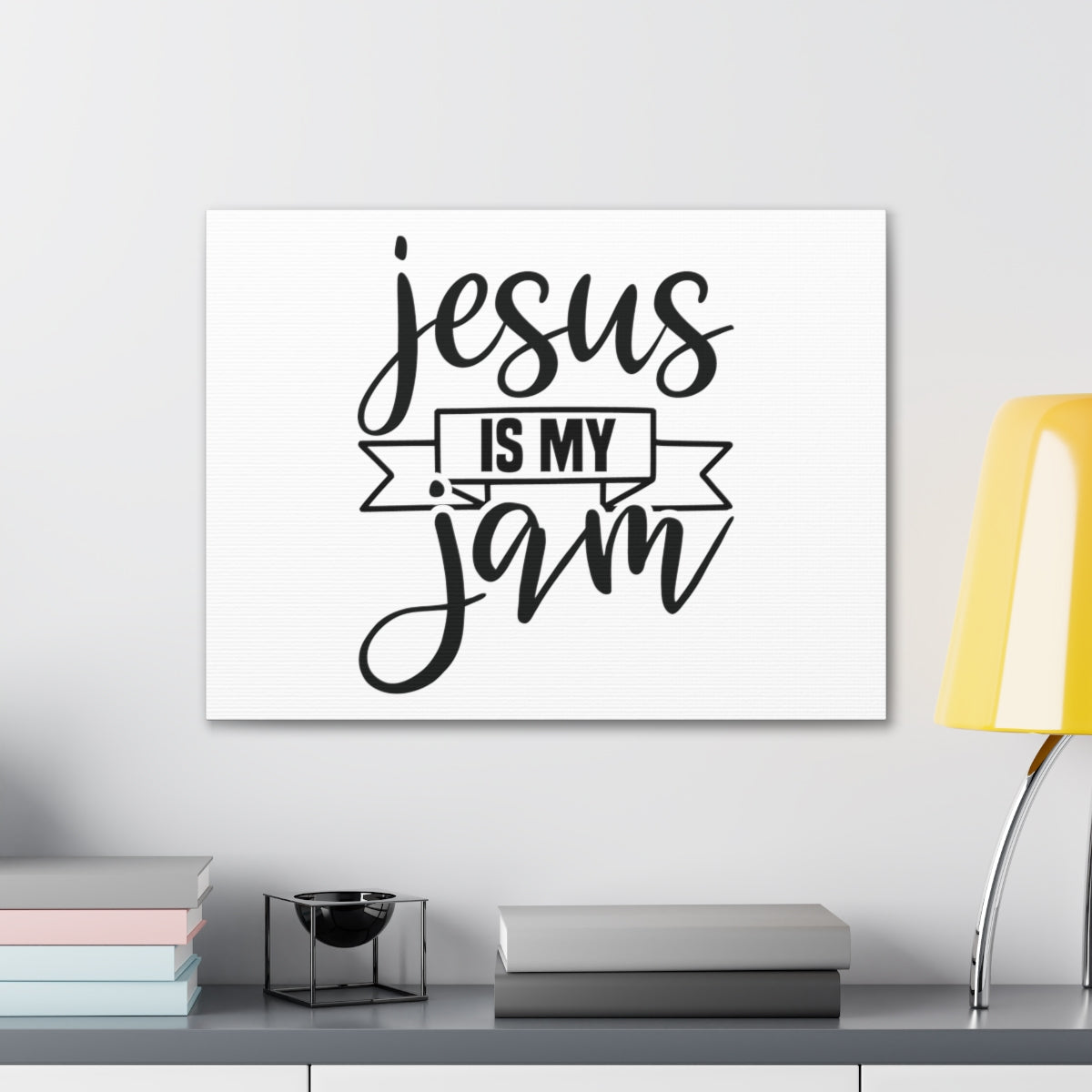 Scripture Walls Jesus Is My Jam Psalm 27:12 Christian Wall Art Bible Verse Print Ready to Hang Unframed-Express Your Love Gifts