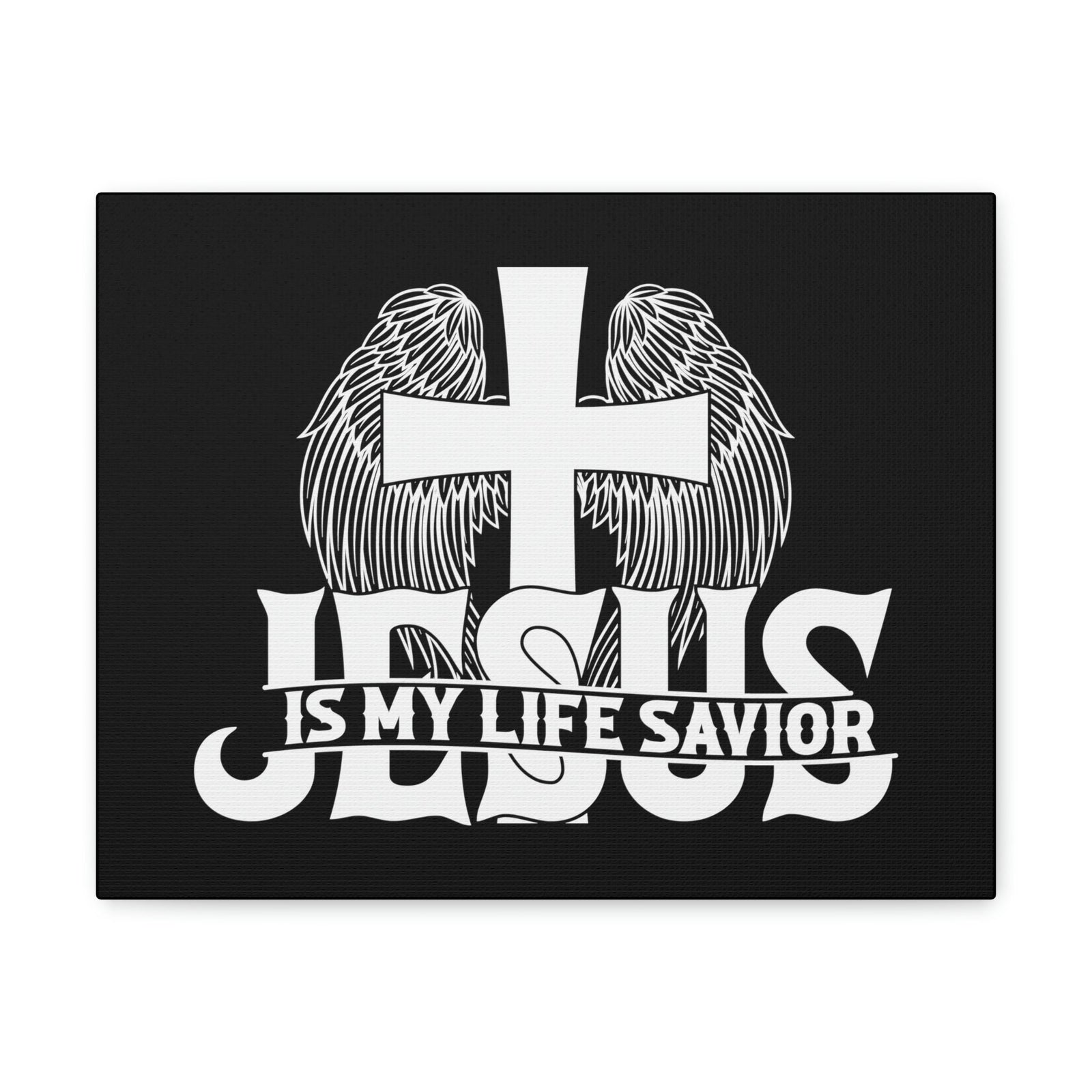 Scripture Walls Jesus Is My Life Savior John 3:16 Christian Wall Art Bible Verse Print Ready to Hang Unframed-Express Your Love Gifts