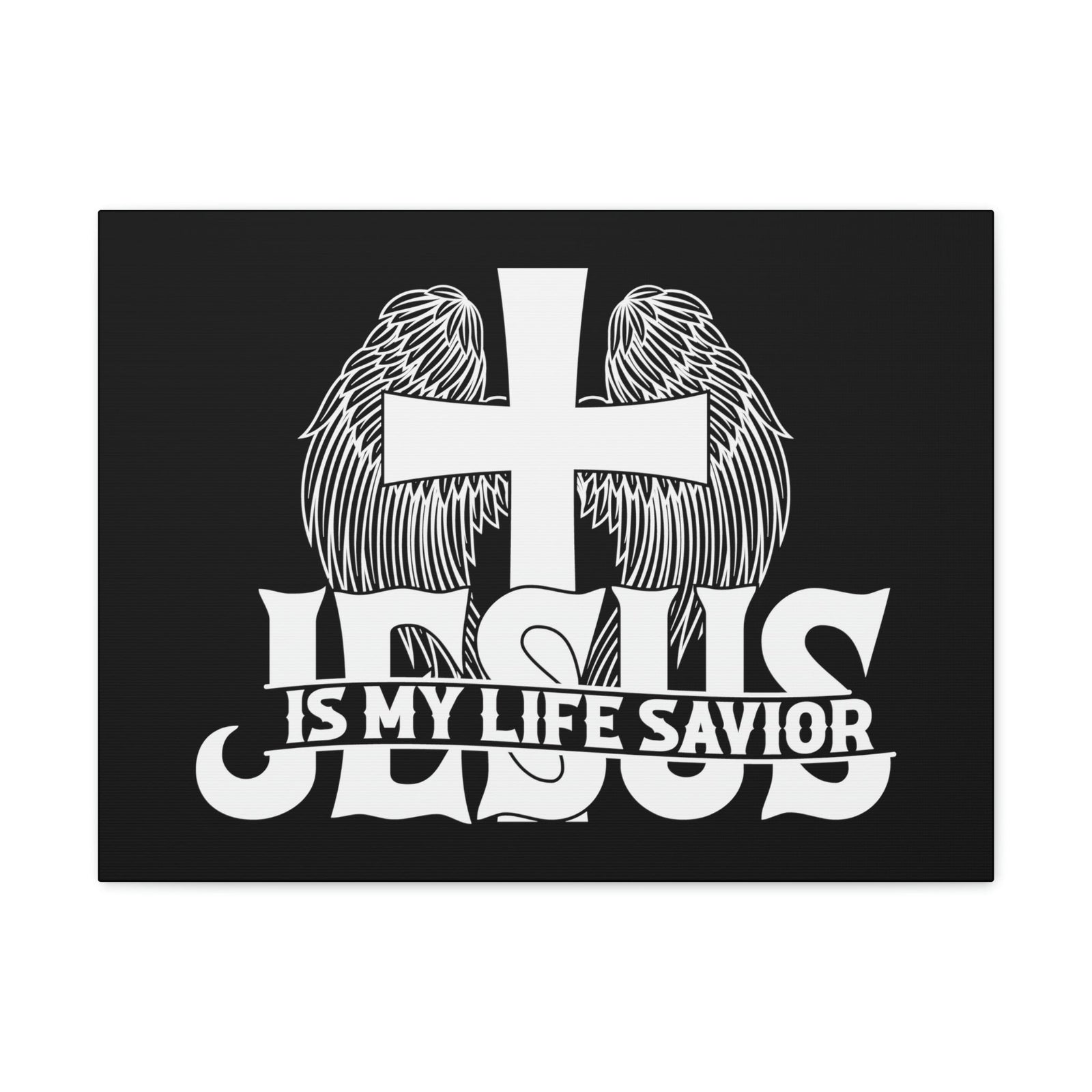 Scripture Walls Jesus Is My Life Savior John 3:16 Christian Wall Art Bible Verse Print Ready to Hang Unframed-Express Your Love Gifts