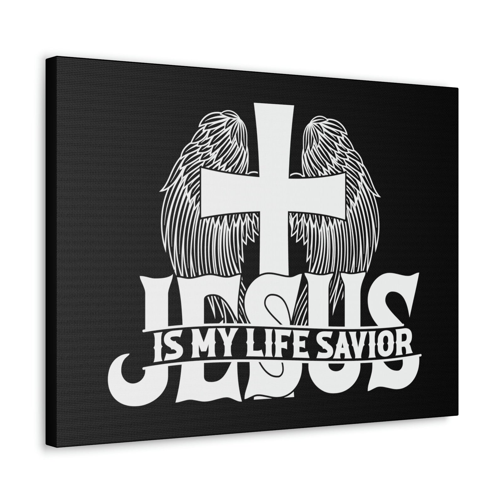 Scripture Walls Jesus Is My Life Savior John 3:16 Christian Wall Art Bible Verse Print Ready to Hang Unframed-Express Your Love Gifts