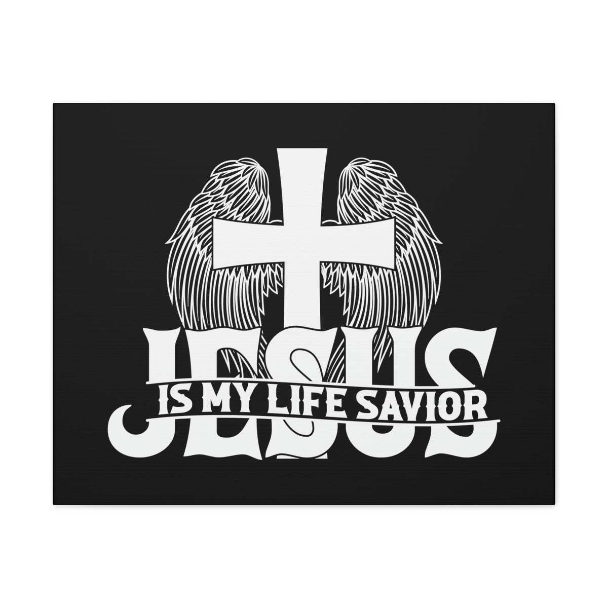 Scripture Walls Jesus Is My Life Savior John 3:16 Christian Wall Art Bible Verse Print Ready to Hang Unframed-Express Your Love Gifts