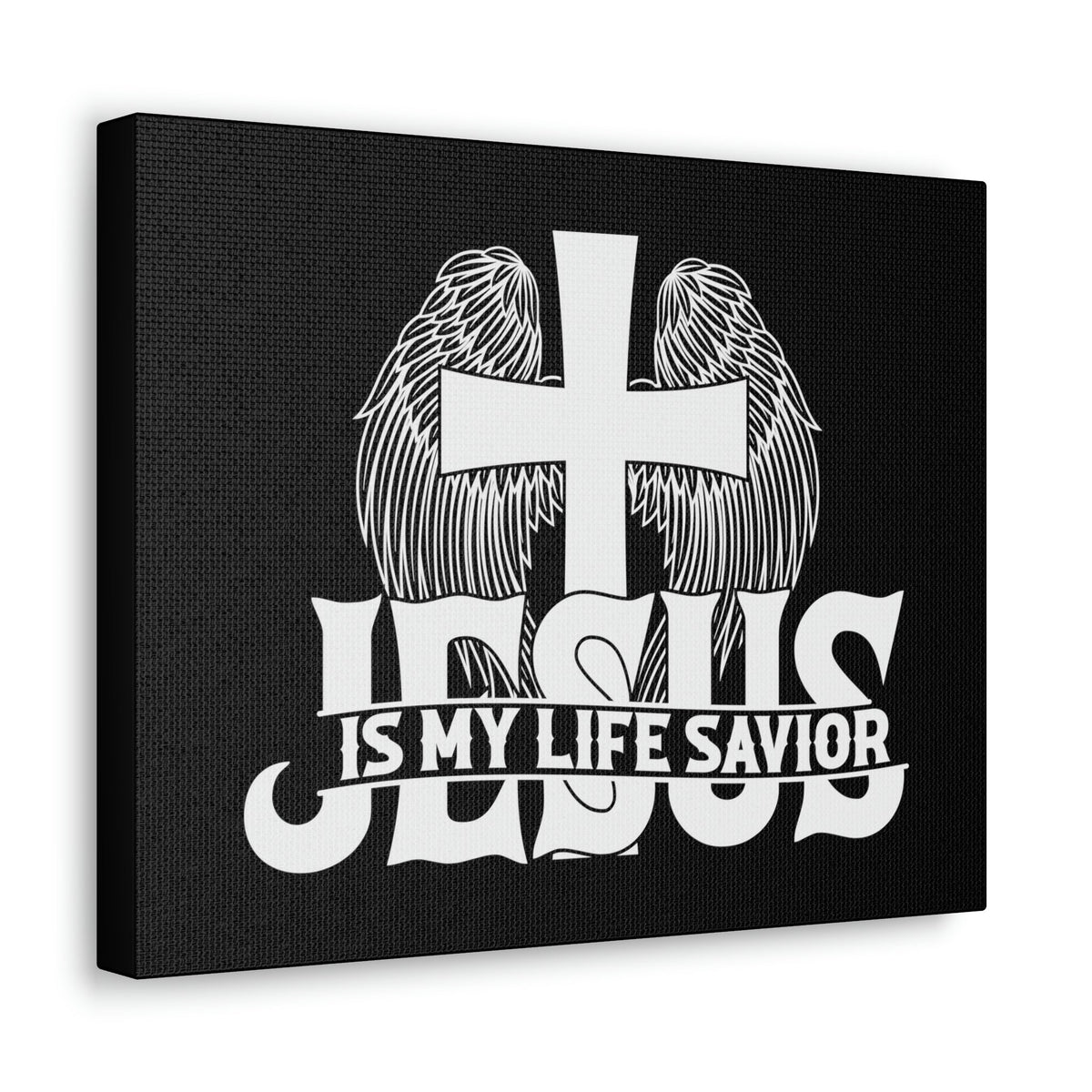 Scripture Walls Jesus Is My Life Savior John 3:16 Christian Wall Art Bible Verse Print Ready to Hang Unframed-Express Your Love Gifts