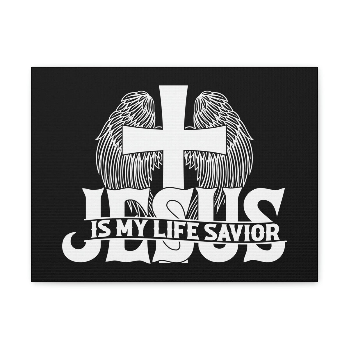 Scripture Walls Jesus Is My Life Savior John 3:16 Christian Wall Art Bible Verse Print Ready to Hang Unframed-Express Your Love Gifts