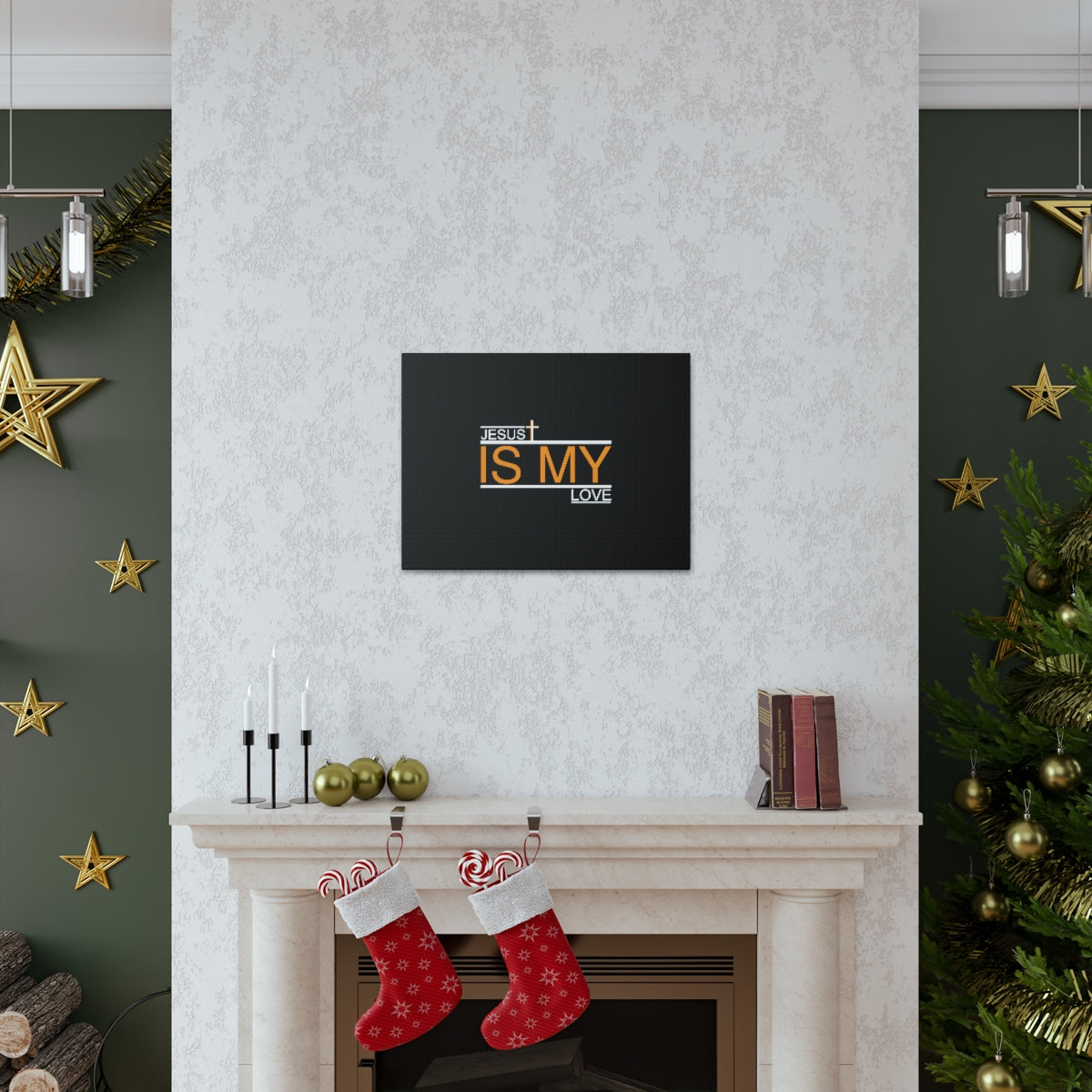 Scripture Walls Jesus Is My Love JOHN 15:9 Christian Wall Art Bible Verse Print Ready to Hang Unframed-Express Your Love Gifts