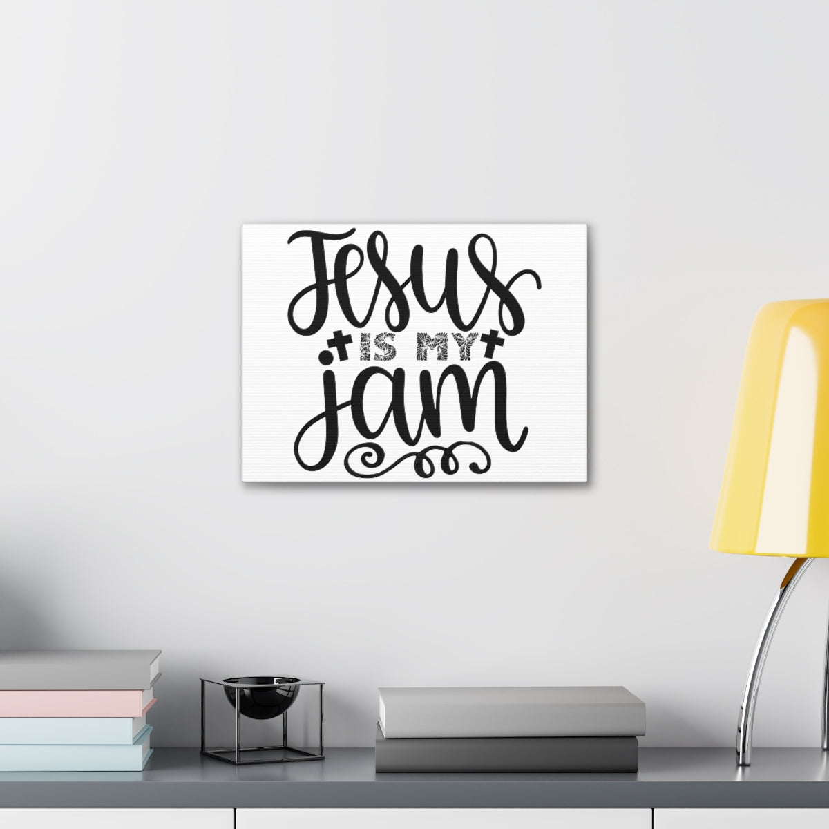 Scripture Walls Jesus Is My Psalm 23:4 Christian Wall Art Print Ready to Hang Unframed-Express Your Love Gifts
