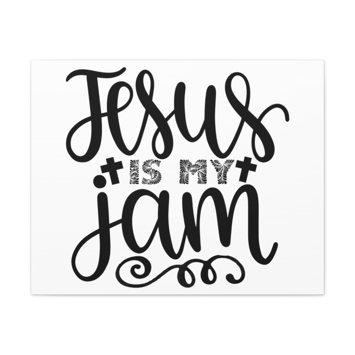 Scripture Walls Jesus Is My Psalm 23:4 Christian Wall Art Print Ready to Hang Unframed-Express Your Love Gifts