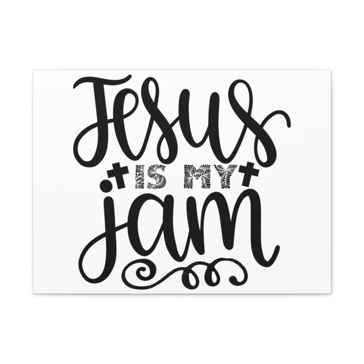 Scripture Walls Jesus Is My Psalm 23:4 Christian Wall Art Print Ready to Hang Unframed-Express Your Love Gifts