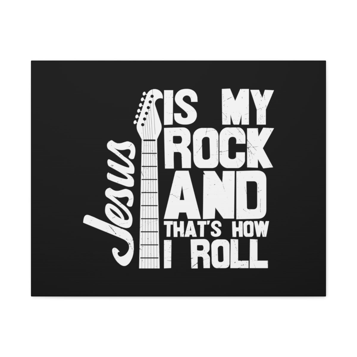 Scripture Walls Jesus Is My Rock 1 John 4:15 Christian Wall Art Bible Verse Print Ready to Hang Unframed-Express Your Love Gifts