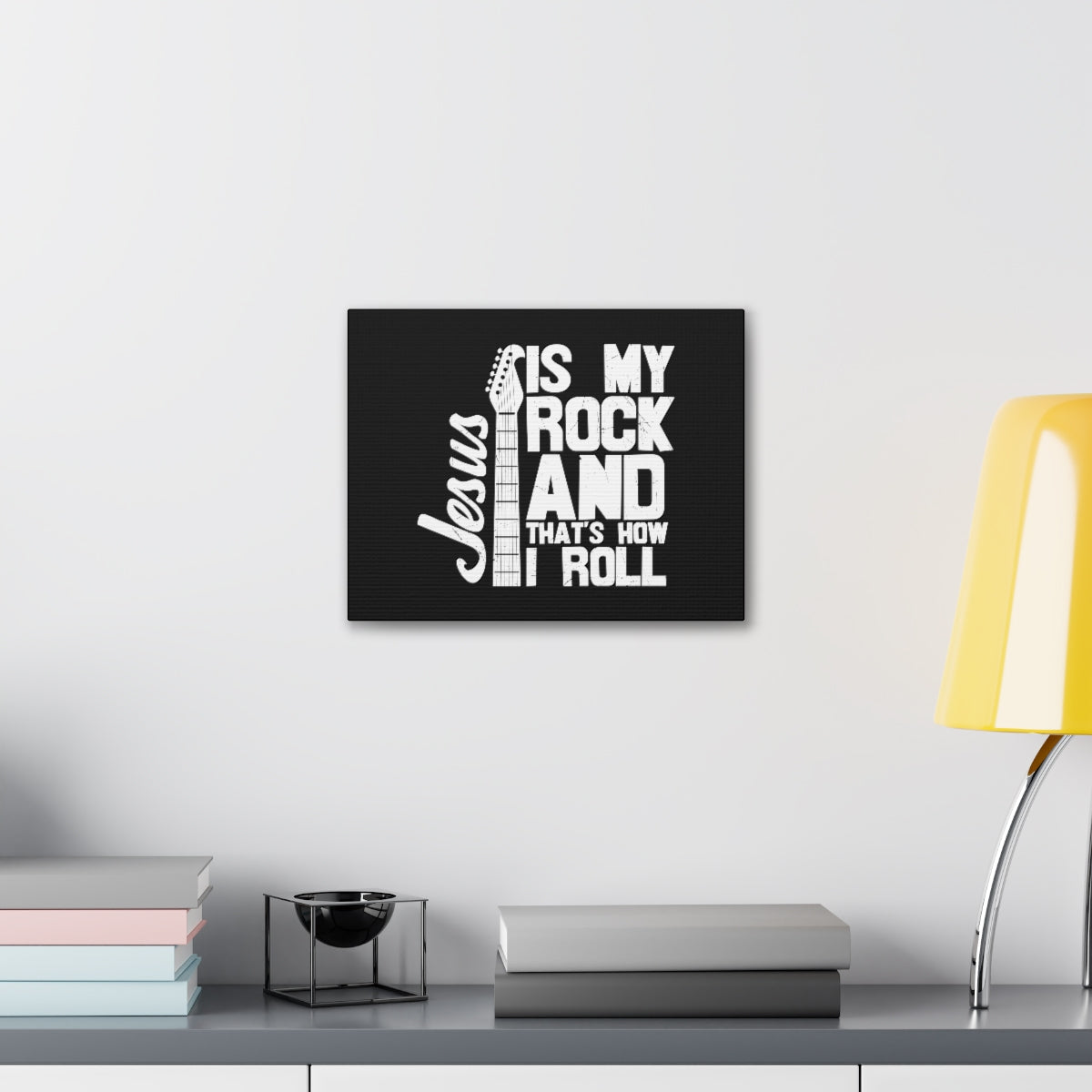 Scripture Walls Jesus Is My Rock 1 John 4:15 Christian Wall Art Bible Verse Print Ready to Hang Unframed-Express Your Love Gifts