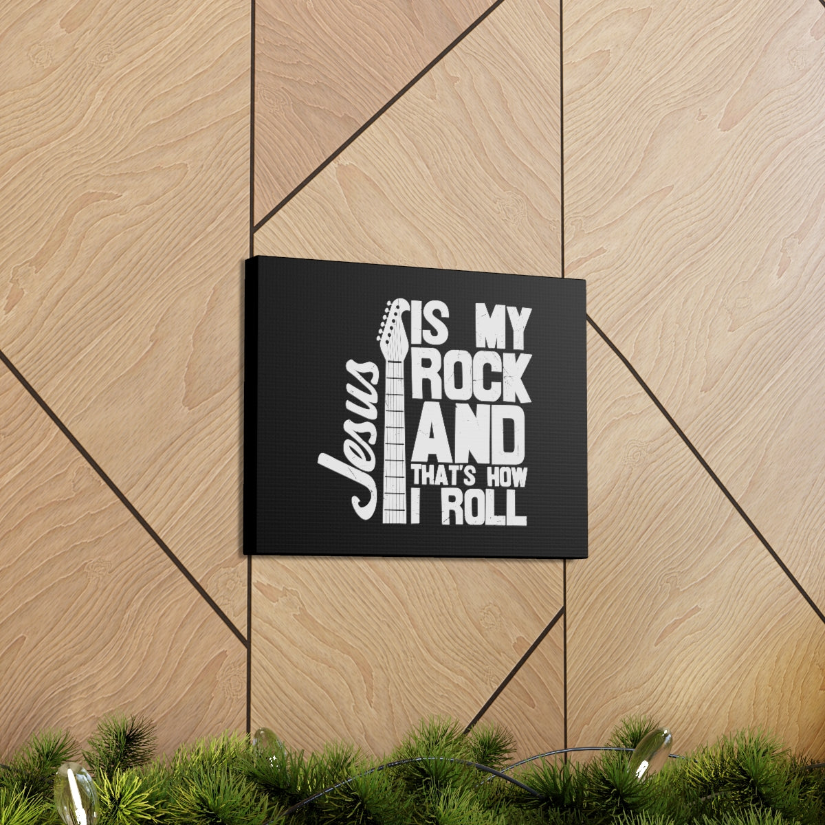 Scripture Walls Jesus Is My Rock 1 John 4:15 Christian Wall Art Bible Verse Print Ready to Hang Unframed-Express Your Love Gifts