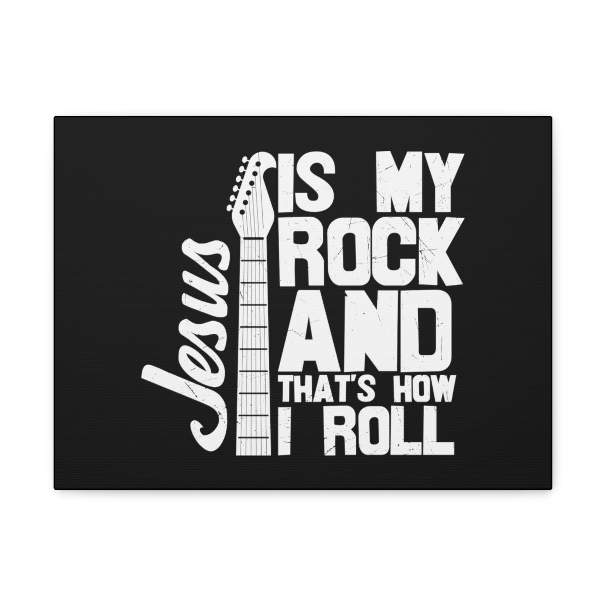 Scripture Walls Jesus Is My Rock 1 John 4:15 Christian Wall Art Bible Verse Print Ready to Hang Unframed-Express Your Love Gifts