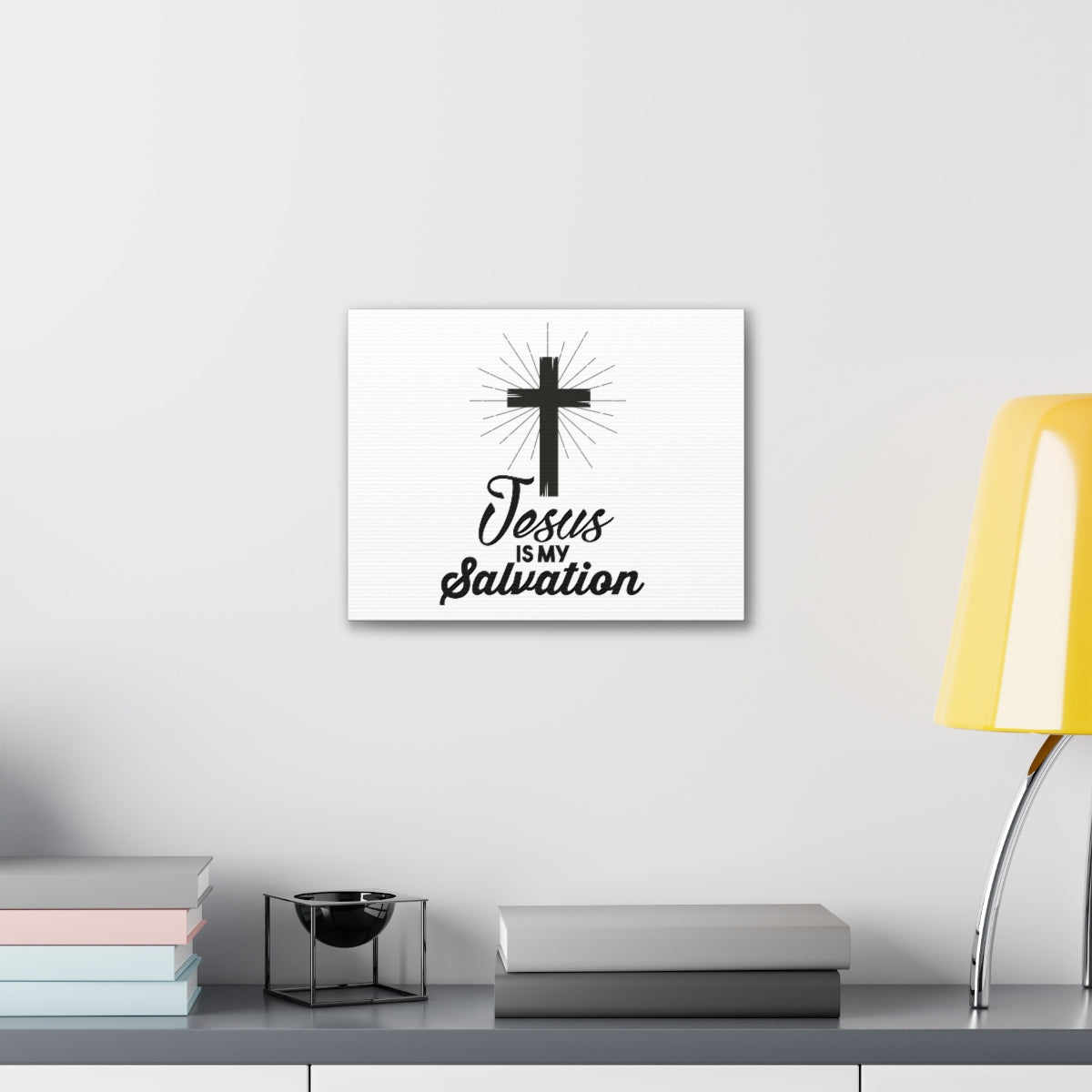 Scripture Walls Jesus Is My Salvation Titus 3:5 Christian Wall Art Print Ready to Hang Unframed-Express Your Love Gifts