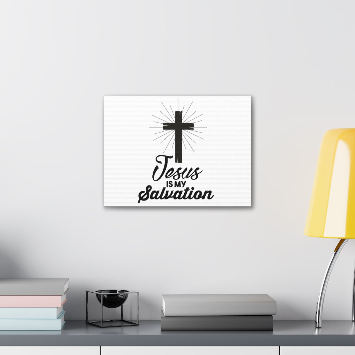 Scripture Walls Jesus Is My Salvation Titus 3:5 Christian Wall Art Print Ready to Hang Unframed-Express Your Love Gifts