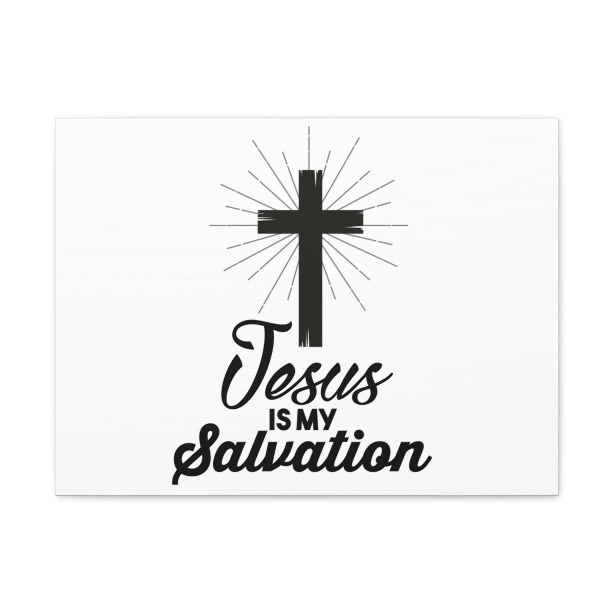 Scripture Walls Jesus Is My Salvation Titus 3:5 Christian Wall Art Print Ready to Hang Unframed-Express Your Love Gifts