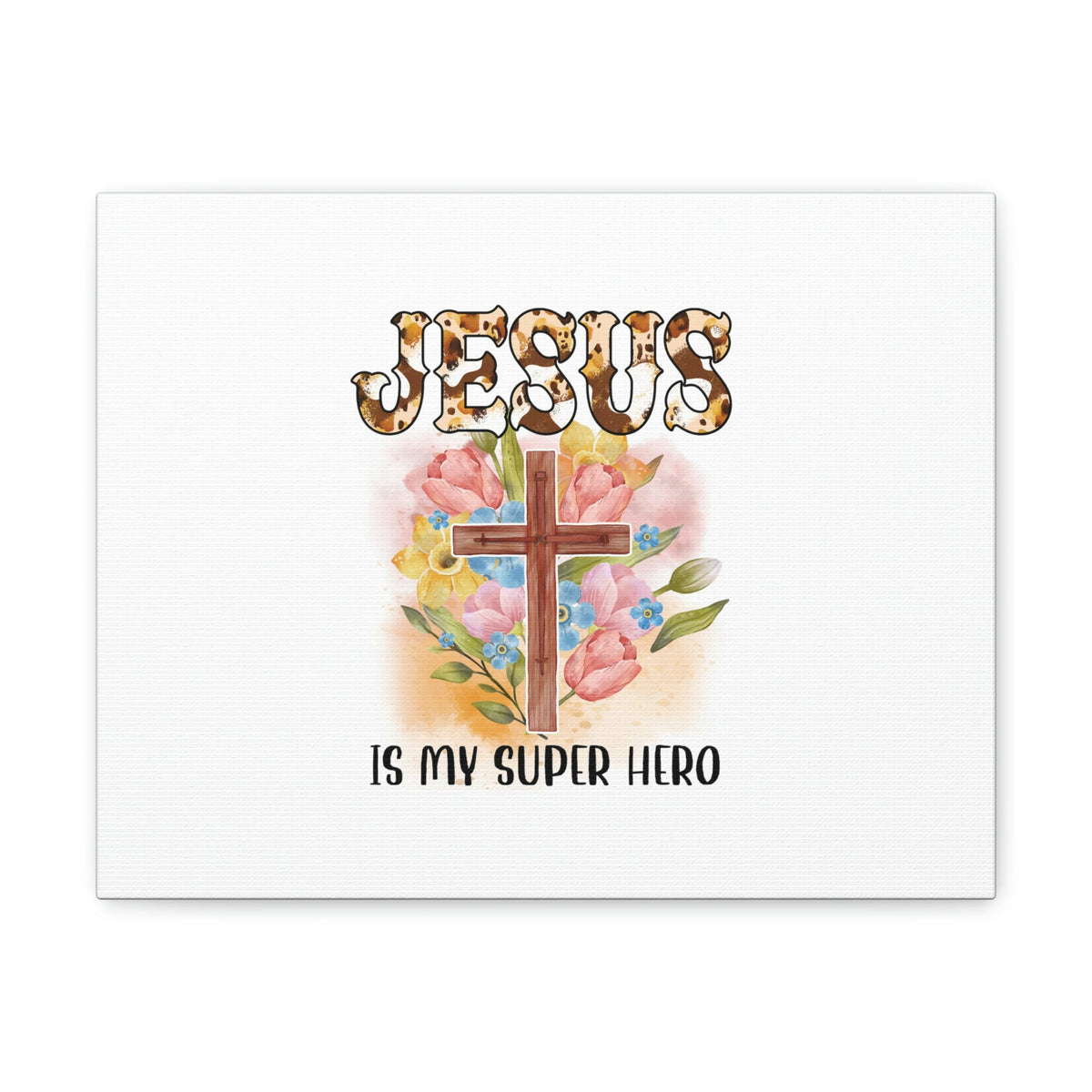 Scripture Walls Jesus Is My Super Hero John 3:17 Christian Wall Art Bible Verse Print Ready to Hang Unframed-Express Your Love Gifts