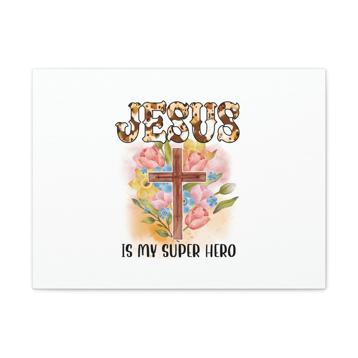 Scripture Walls Jesus Is My Super Hero John 3:17 Christian Wall Art Bible Verse Print Ready to Hang Unframed-Express Your Love Gifts