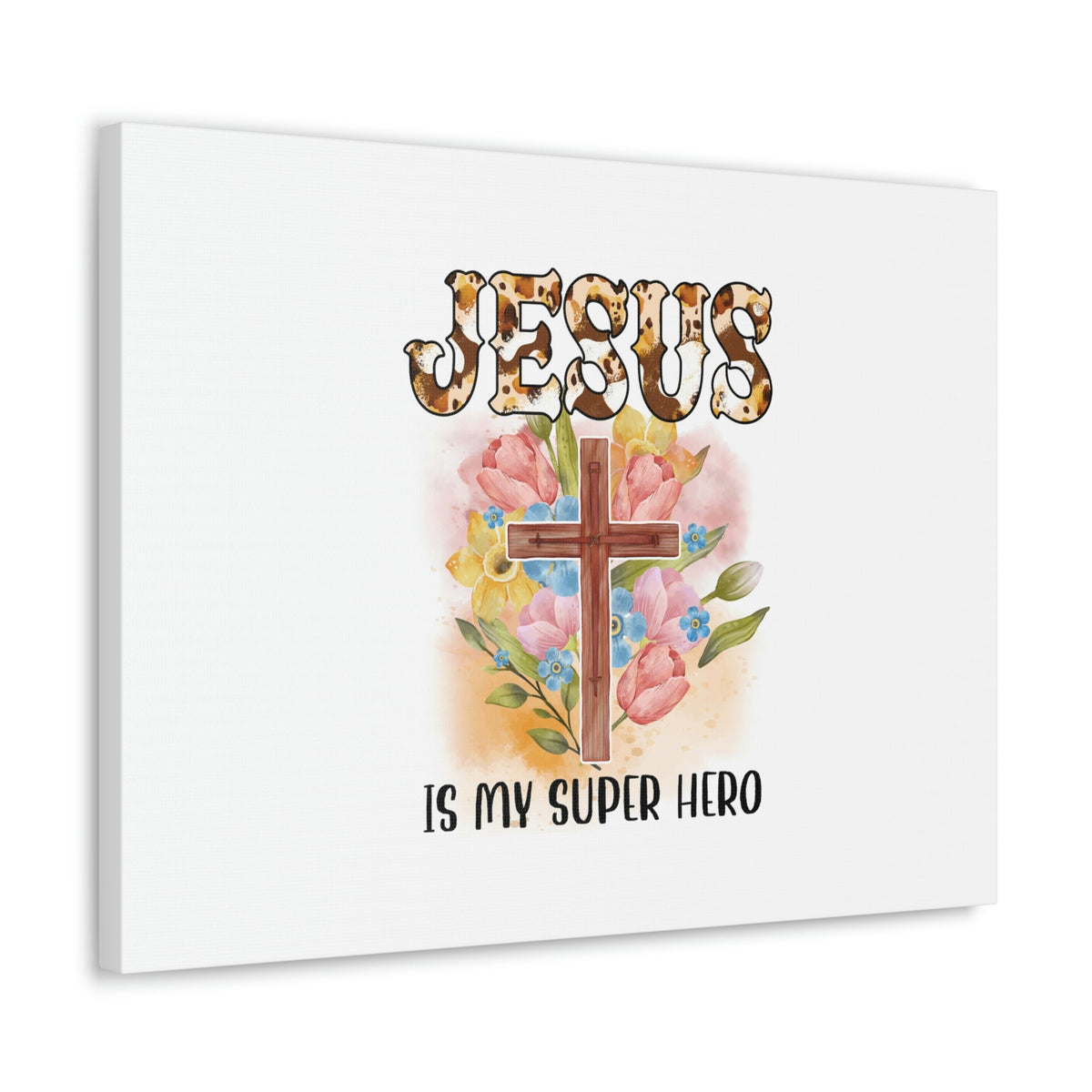 Scripture Walls Jesus Is My Super Hero John 3:17 Christian Wall Art Bible Verse Print Ready to Hang Unframed-Express Your Love Gifts