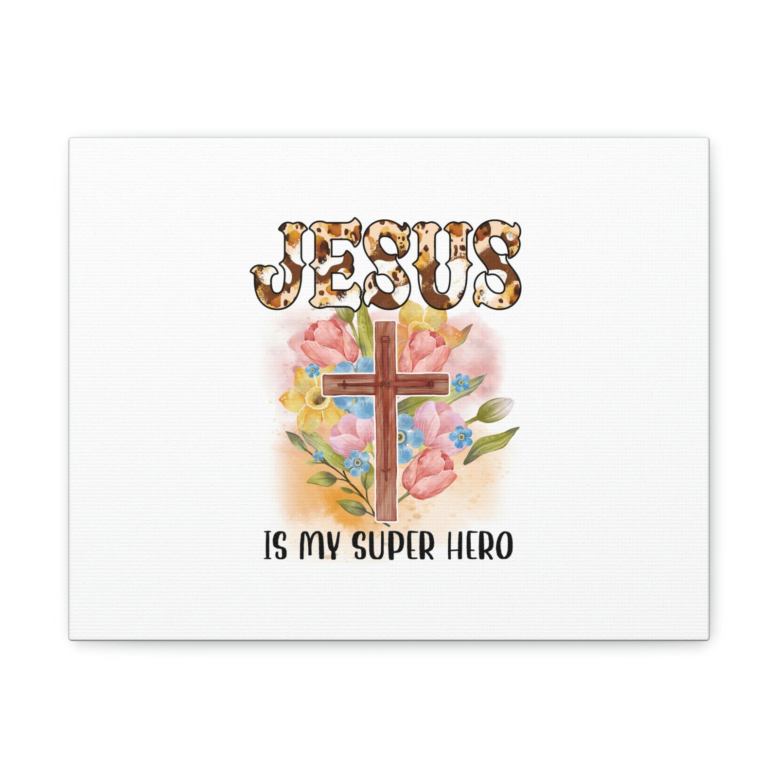Scripture Walls Jesus Is My Super Hero John 3:17 Christian Wall Art Bible Verse Print Ready to Hang Unframed-Express Your Love Gifts