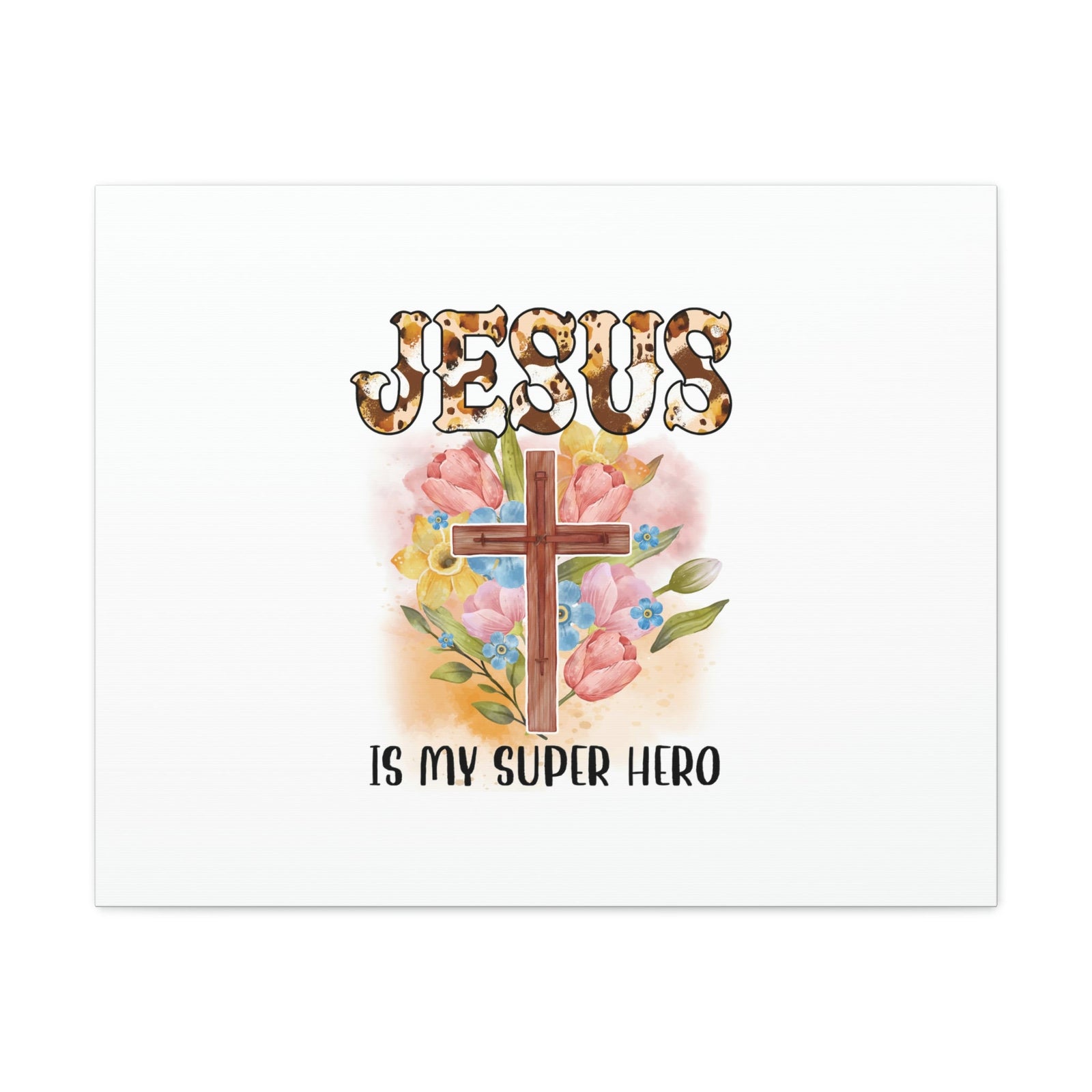 Scripture Walls Jesus Is My Super Hero John 3:17 Christian Wall Art Bible Verse Print Ready to Hang Unframed-Express Your Love Gifts