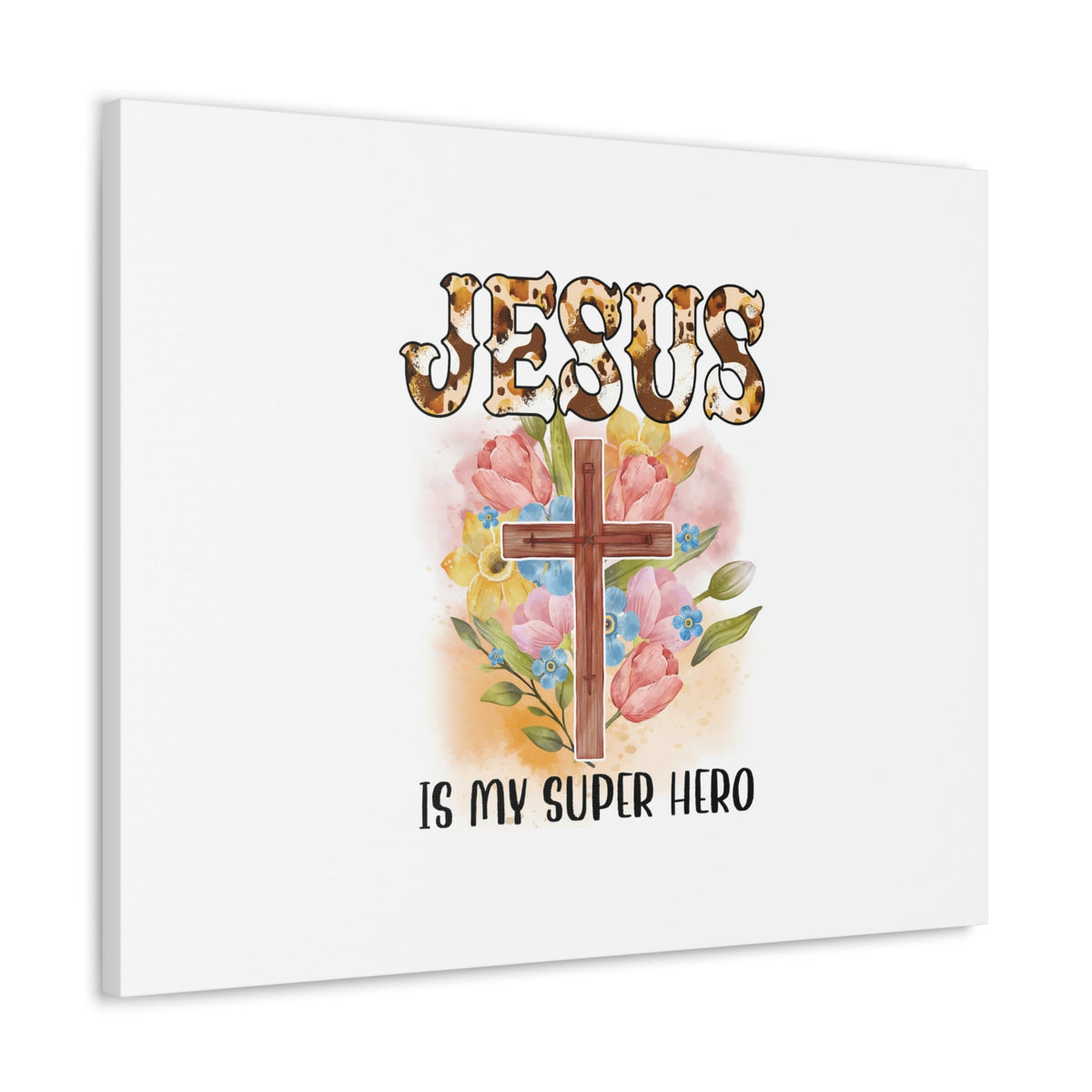 Scripture Walls Jesus Is My Super Hero John 3:17 Christian Wall Art Bible Verse Print Ready to Hang Unframed-Express Your Love Gifts