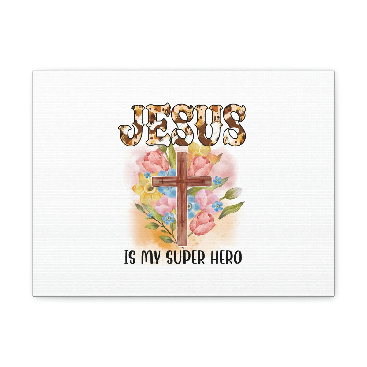 Scripture Walls Jesus Is My Super Hero John 3:17 Christian Wall Art Bible Verse Print Ready to Hang Unframed-Express Your Love Gifts