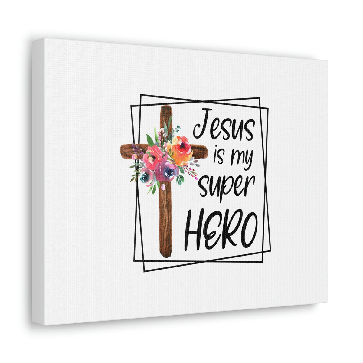 Scripture Walls Jesus Is My Super Hero Luke 19:10 Christian Wall Art Bible Verse Print Ready to Hang Unframed-Express Your Love Gifts