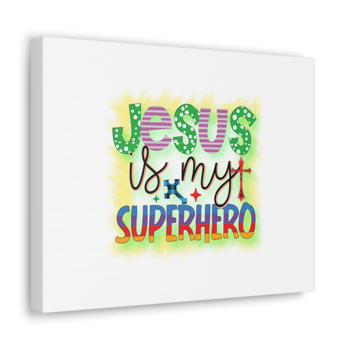 Scripture Walls Jesus Is My Superhero John 14:6 Christian Wall Art Bible Verse Print Ready to Hang Unframed-Express Your Love Gifts