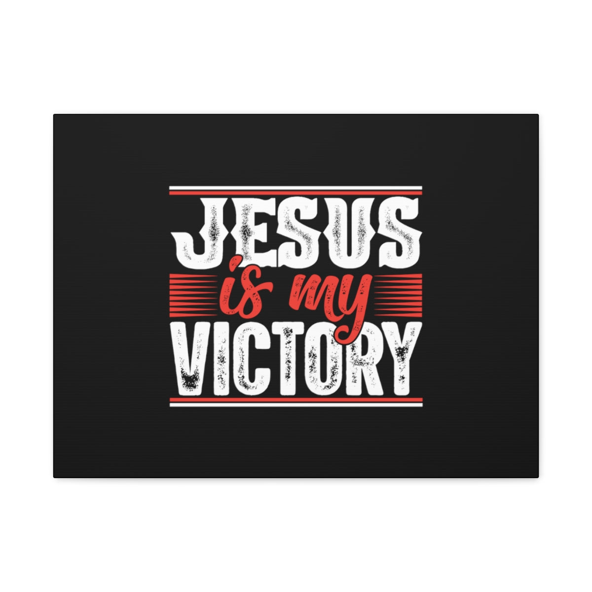 Scripture Walls Jesus Is My Victory 1 Corinthians 15:57 Christian Wall Art Bible Verse Print Ready to Hang Unframed-Express Your Love Gifts