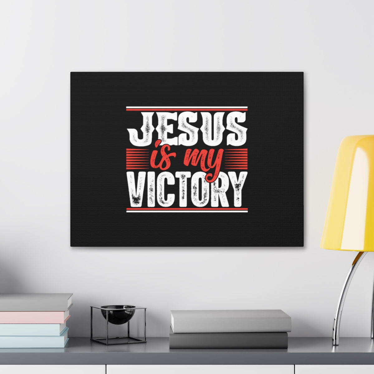 Scripture Walls Jesus Is My Victory 1 Corinthians 15:57 Christian Wall Art Bible Verse Print Ready to Hang Unframed-Express Your Love Gifts