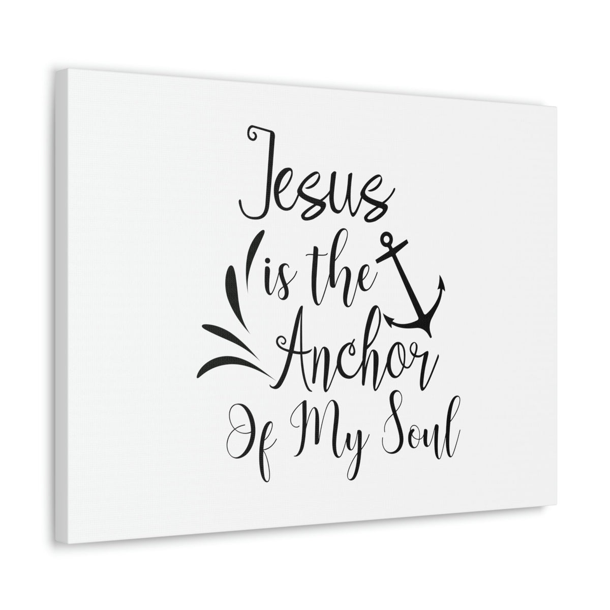 Scripture Walls Jesus is the Anchor of My Soul Hebrews 6:19 Bible Verse Canvas Christian Wall Art Ready To Hang Unframed-Express Your Love Gifts